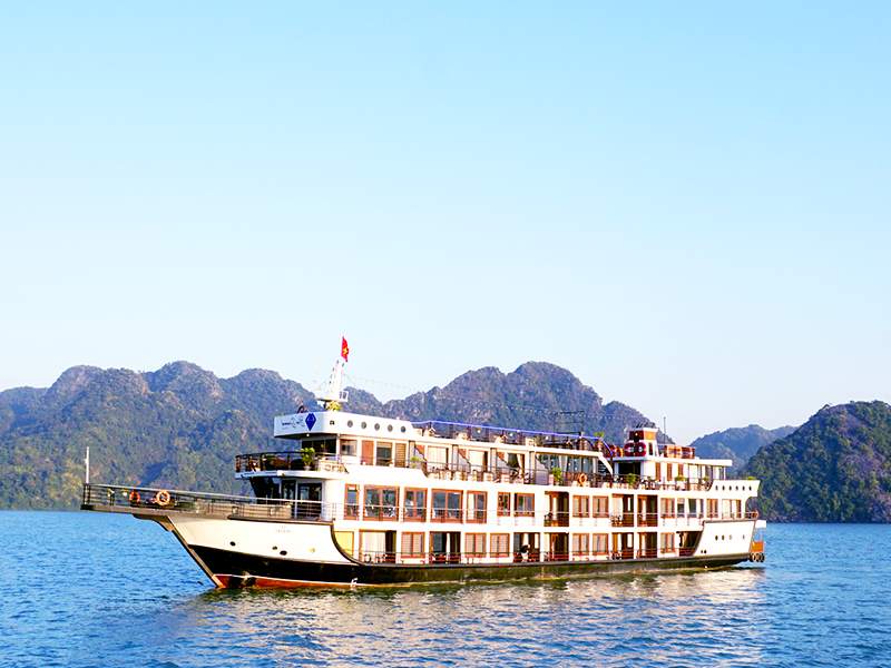 Blue Diamond Cruise - Halong Bay & Lan Ha Bay - 3 Days 2 Nights