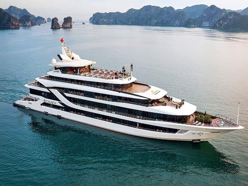 Calista Cruise - Halong Bay and Bai Tu Long Bay - 3 Days 2 Nights