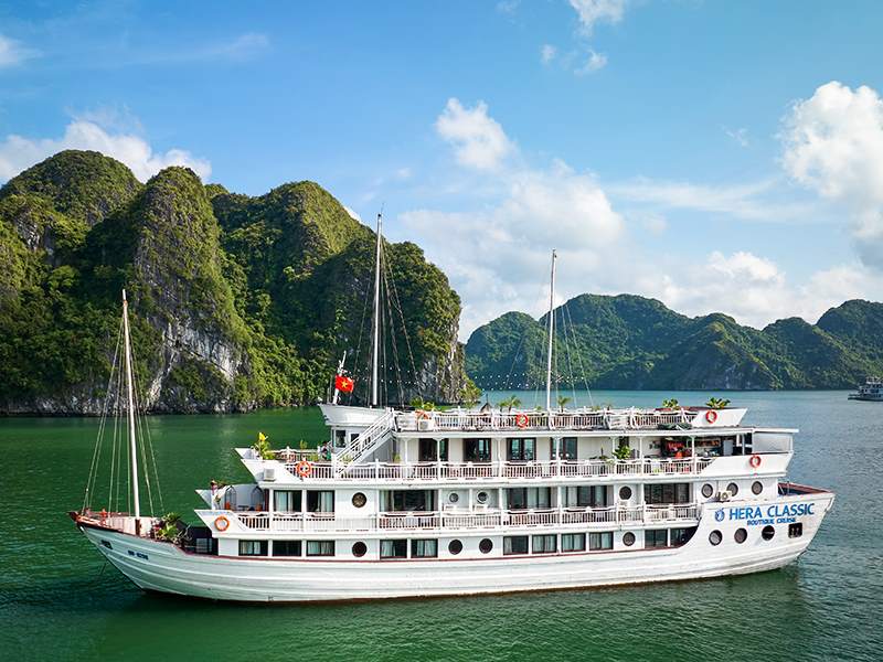 Hera Classic Boutique Cruise - Halong Bay - 3 Days 2 Nights