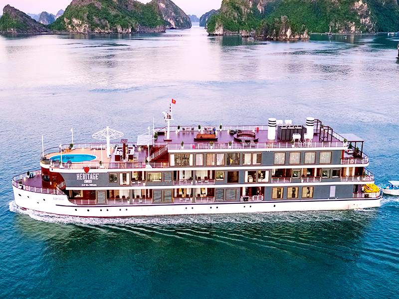 Heritage Cruises - Halong Bay & Lan Ha Bay - 3 Days 2 Nights