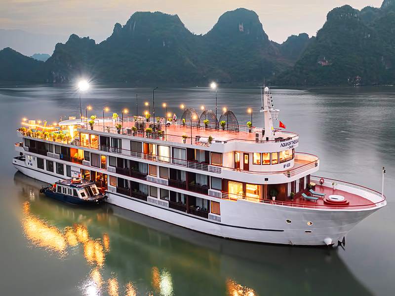 Aqua Of The Seas Cruise - Halong Bay Halong Bay & Lan Ha Bay - 3 Days 2 Nights