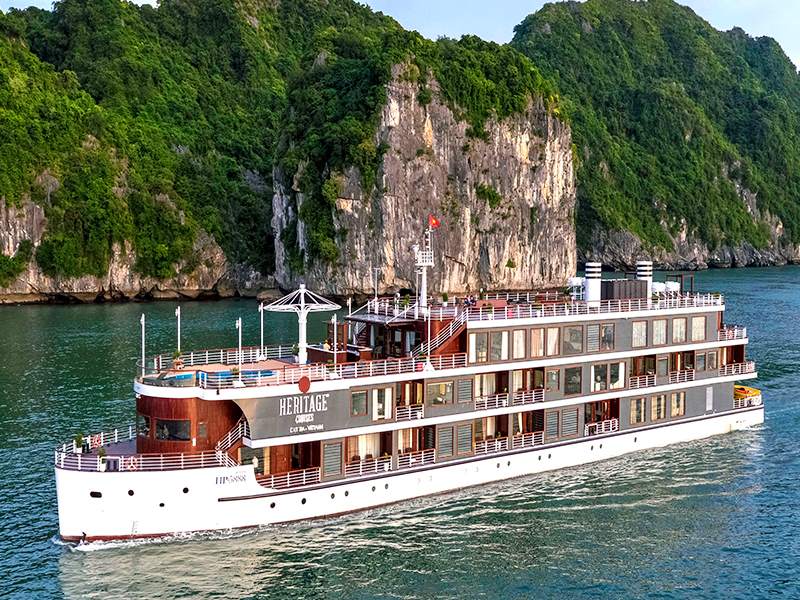 Heritage Cruises - Halong Bay & Lan Ha Bay - 2 Days 1 Night