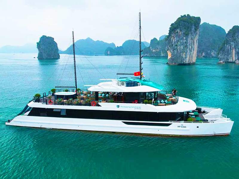 Catamaran Cruise - Halong Bay & Lan Ha Bay - 1 Day Cruise