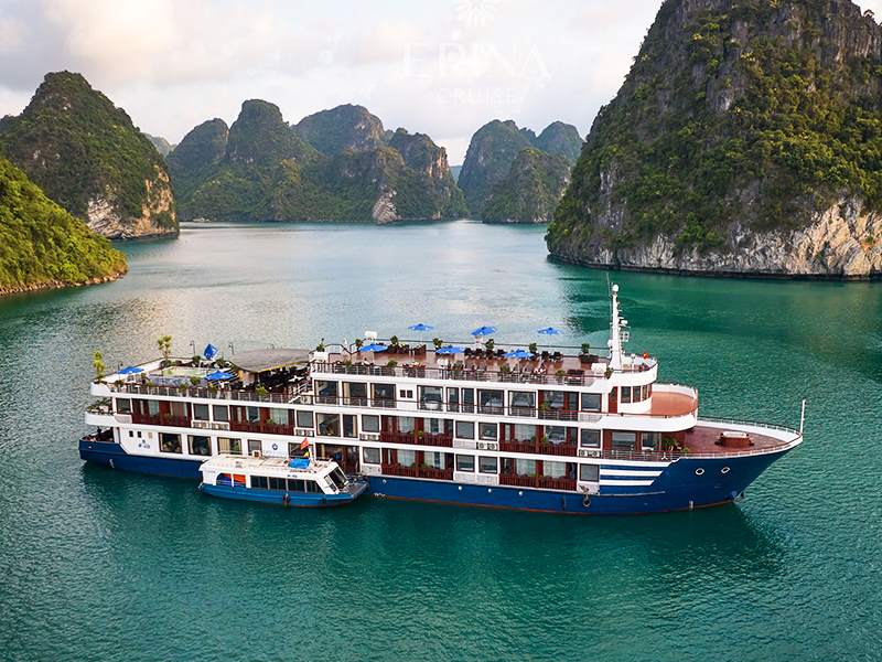 Erina Cruise - Halong Bay & Lan Ha Bay - 2 Days 1 Night